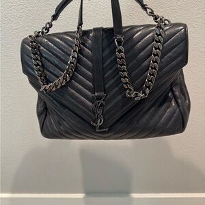 SOLD
Yves Saint Laurent Black Quilted Shoulder Bag with Chain Strap